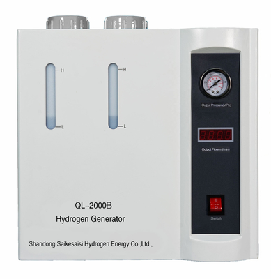 QL-2000B Pem Γεννήτρια υδρογόνου υψηλής πίεσης 2000ml/Min 485mmx390mmx370mm