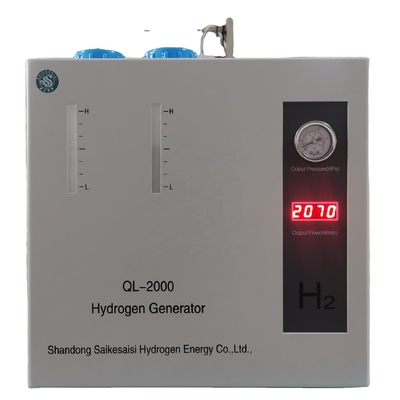 Πιστοποιημένος CE 2000ml/min Ηλεκτρογεννήτης υδρογόνου για FID GC Ποσοστό παραγωγής 2000ml/min
